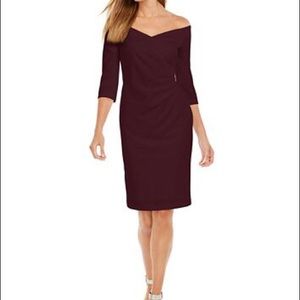 Calvin Klein off the shoulder dress